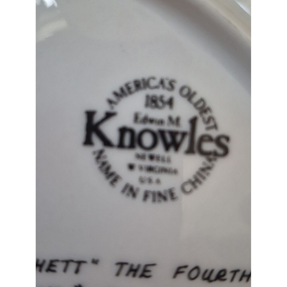 Knowles "Rhett" Gone with the Wind Vintage Plate - Picture 8 of 16